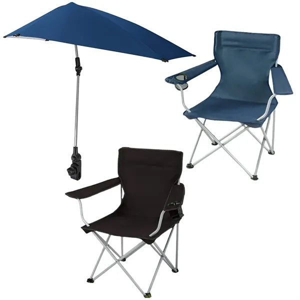 Portable Folding Seats Chair With Carrying Bag And Umbrella