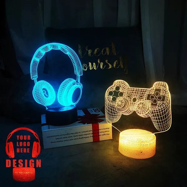 PMMA Custom 16 Colors 3D Illusion Night Lamp