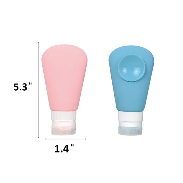 Squeeze Silicone Travel Bottle Set