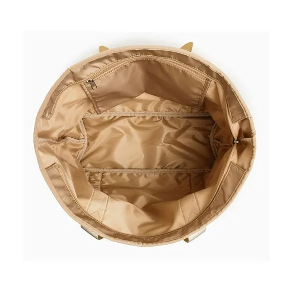 8 Pockets Large Waterproof Sandproof Beach Bag With Zipper