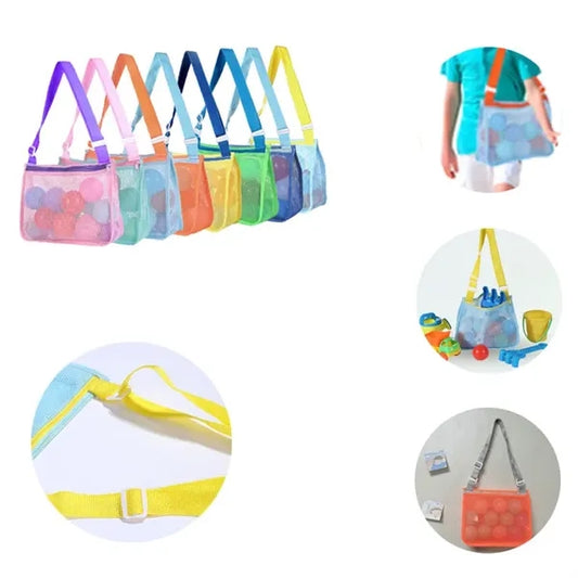 Colorful Mesh Tote Beach Bag