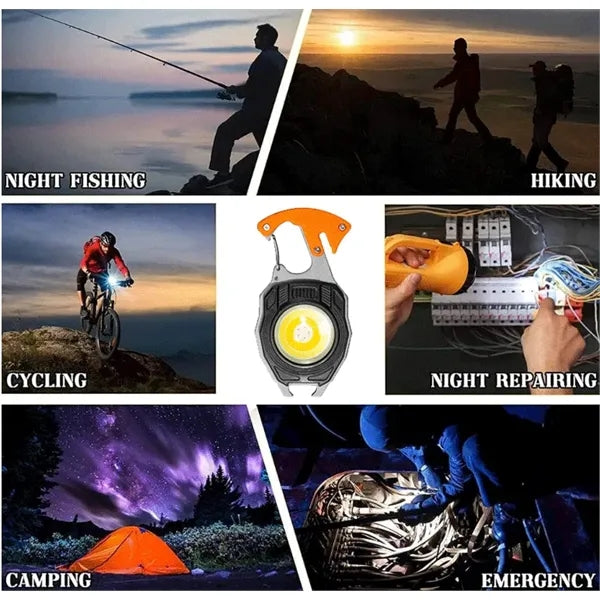 7 in 1 Rechargeable Emergency Multifuction Integrated Keycha