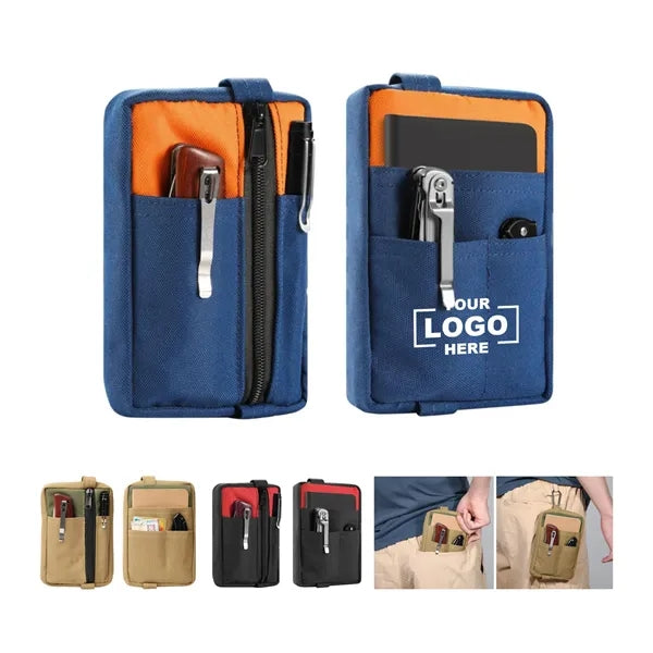 Tactical Molle Pouch EDC Pocket Organizer Utility Tool Bag