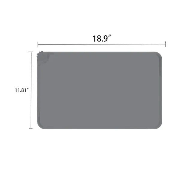 Food grade silicone pet meal mat