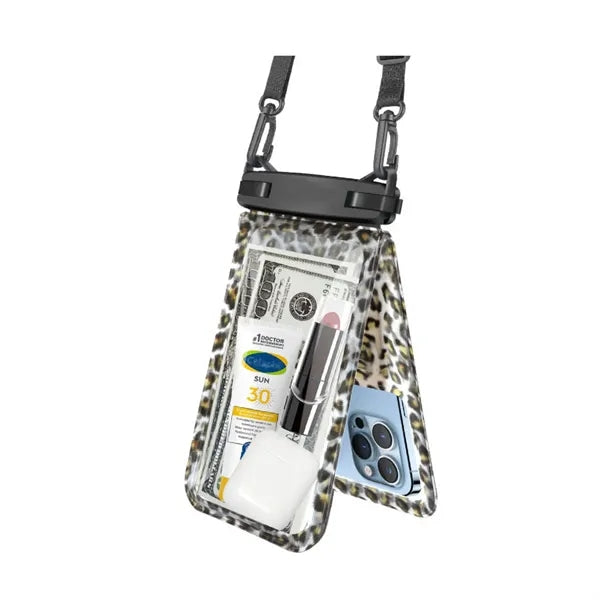 Double Space Waterproof Phone Pouch w/ Touch Screen Window