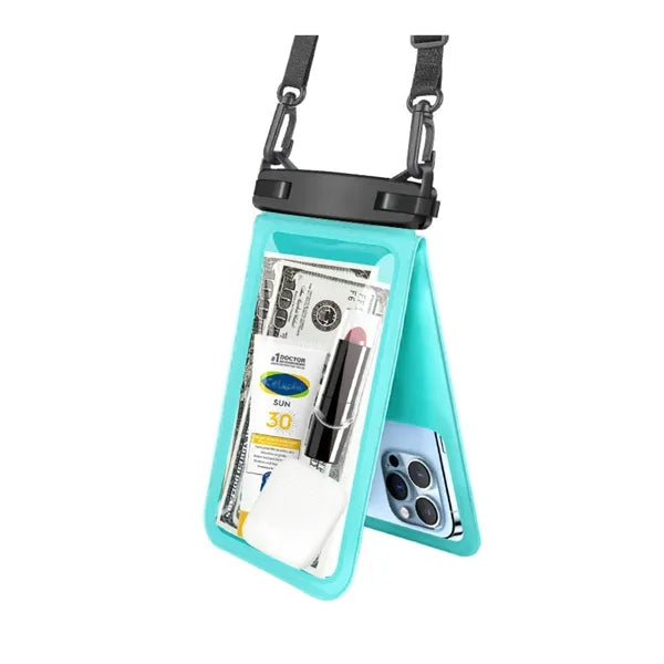 Double Space Waterproof Phone Pouch w/ Touch Screen Window