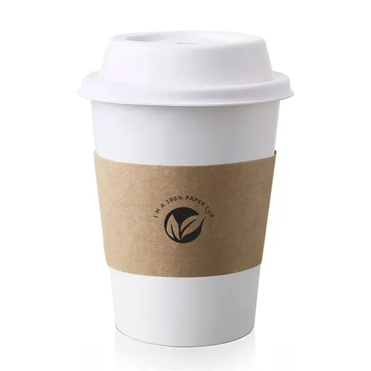 12oz Custom Bamboo Fiber Coffee Cup