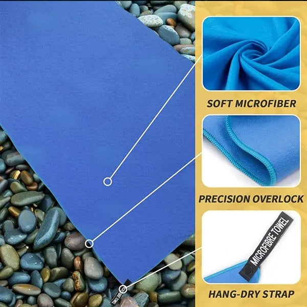 Double-Sided Fleece Quick-Dry Sports Towel
