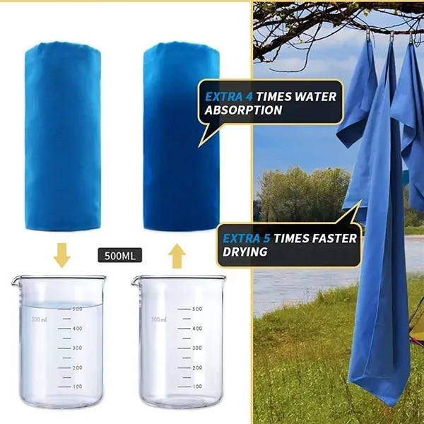 Double-Sided Fleece Quick-Dry Sports Towel