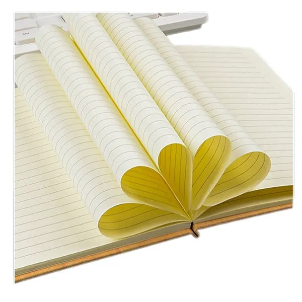 Bamboo Pattern PU Cover Business Notebook Set
