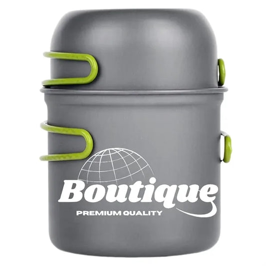 Foldable Outdoor Cooking Pot And Camping Cookware Set