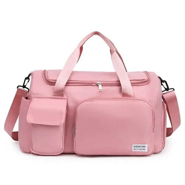 Women Travel Duffel Bag with Shoes Compartment