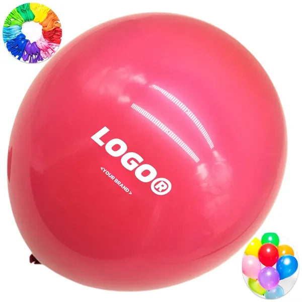 Matte Finish 12 Inch Latex Balloons For Party Decor
