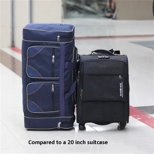 80L Super Large Duffle Bag for Travel Men Black Blue Green