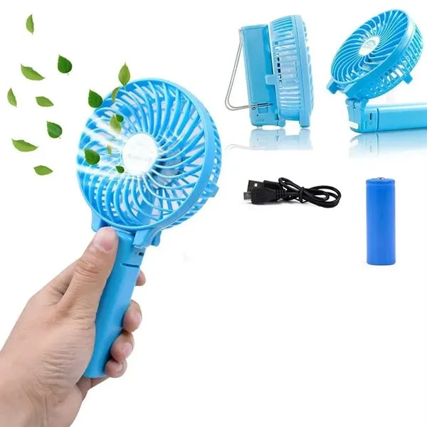 Portable Mini USB Handheld Fan with Folding Design