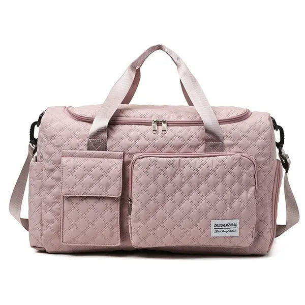 17in Women Carry on Overnight Bag with Shoe Compartment