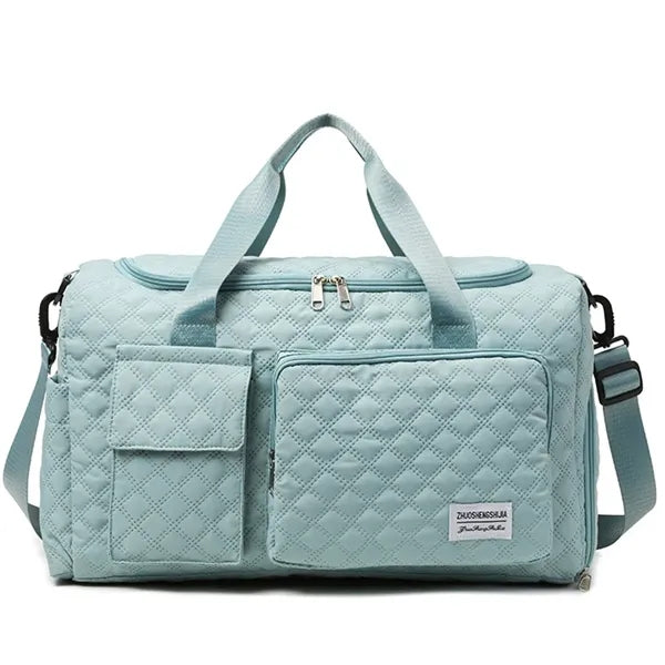 17in Women Carry on Overnight Bag with Shoe Compartment