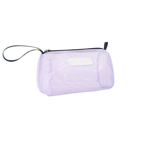 Hand Mesh Zipper Beach Bag
