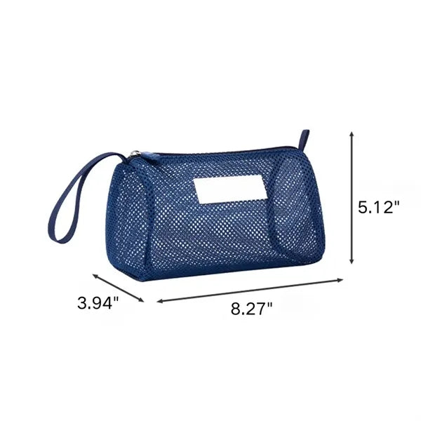 Hand Mesh Zipper Beach Bag