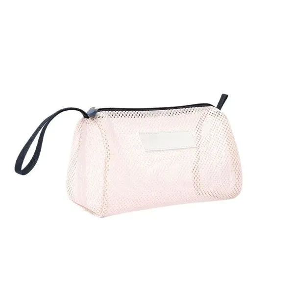 Hand Mesh Zipper Beach Bag