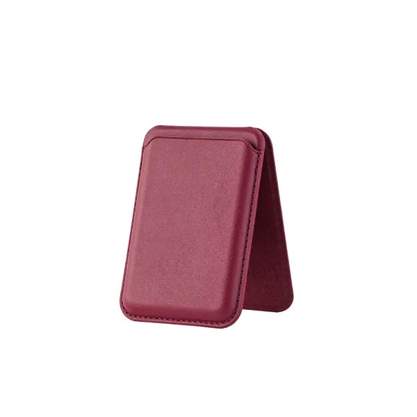 Magnetic PU Phone Wallet Stand