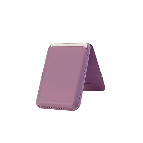 Magnetic PU Phone Wallet Stand