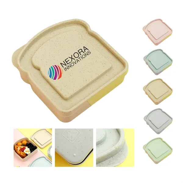 Bread-Shaped Lunch Box for Fun Meal Storage