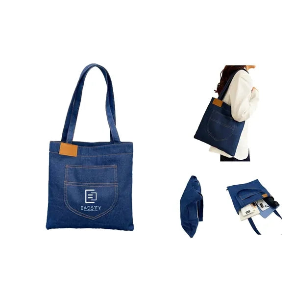 Denim Canvas Bag