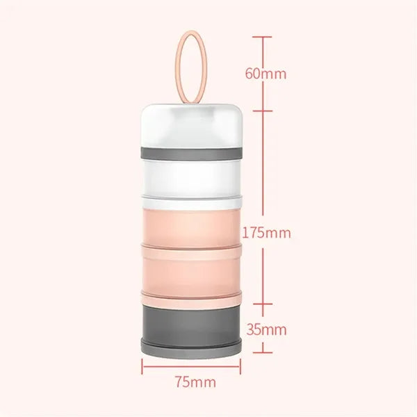 Baby Formula Dispenser 4 Compartments