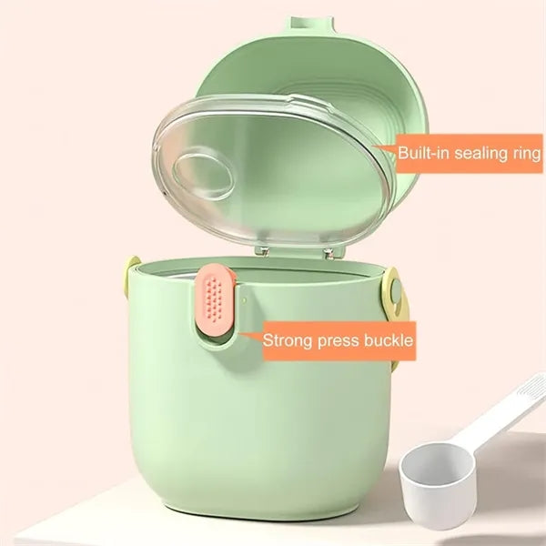 Baby Formula Dispenser with Scoop and Carry Handle