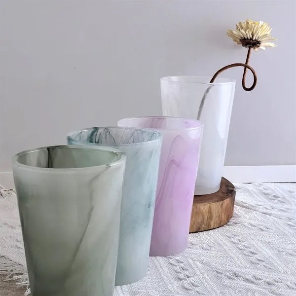 13.5oz Vintage Jade Cloud Glass Coffee Mug