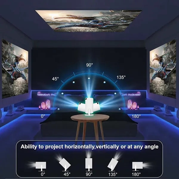Portable HD Home & Outdoor Camping Projector