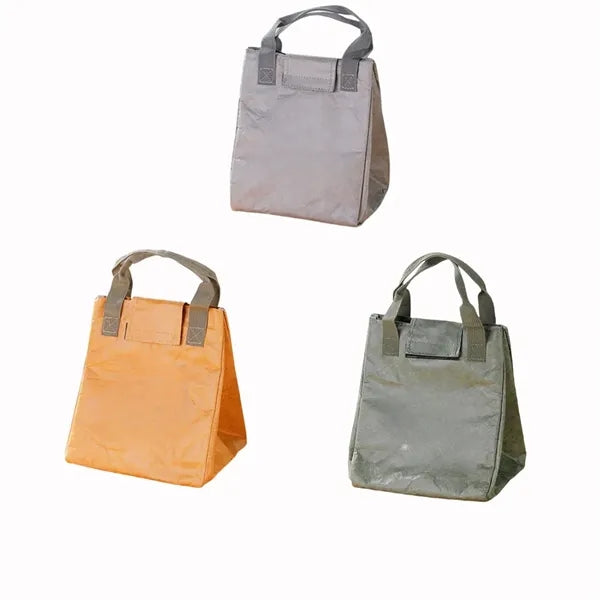 7L Waterproof Oil-proof Kraft Paper Portable Lunch Bag