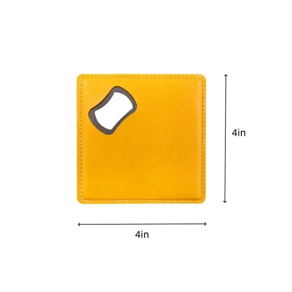 4 Inch Stainless Steel Coaster Bottle Opener