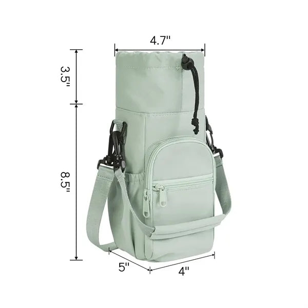 40oz Water Bottle Insulated Bag W/ Phone Pocket