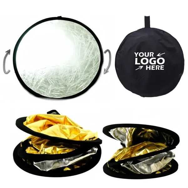 Double-sided Collapsible Photography Reflector