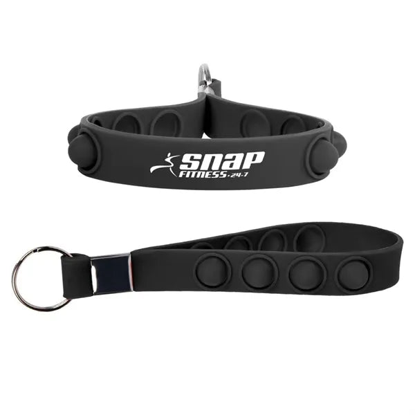 Silicone Push Pop Keychain