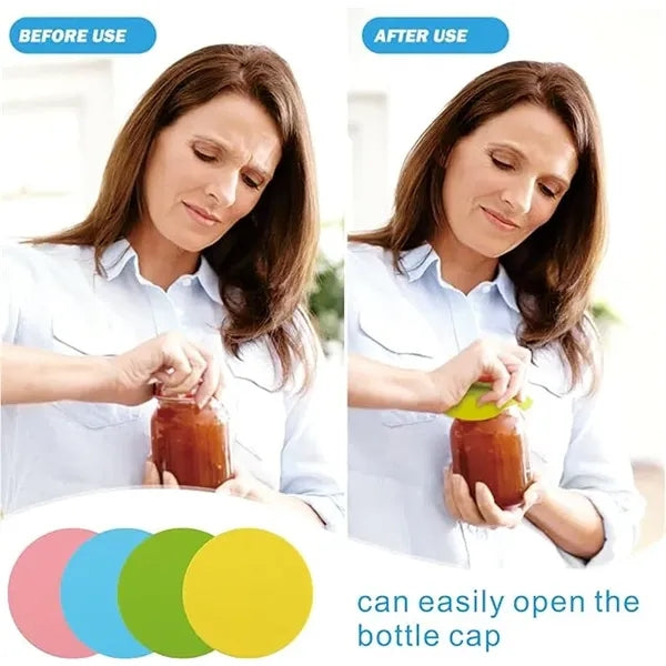 Silicone Jar Opener Gripper Pad Non-Slip Odorless & Durable