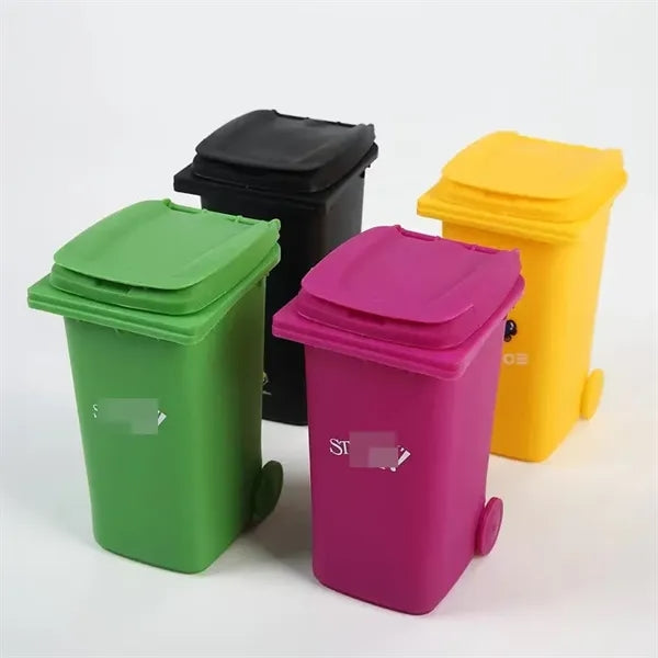 Desktop Trash Can Pen Holder