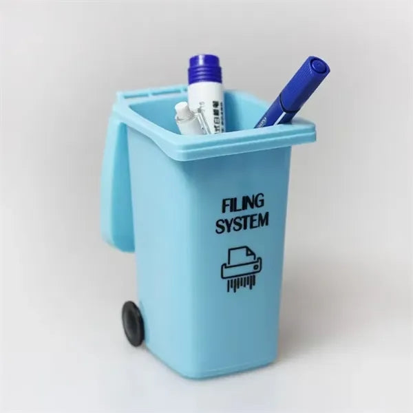 Desktop Trash Can Pen Holder