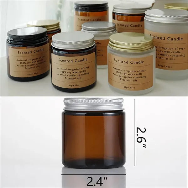 4oz Glass Candle Vessel for DIY Projects
