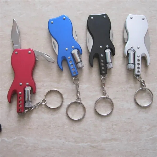 Guitar Shape 11 in 1 Outdoor Multi-purpose Utility Knife
