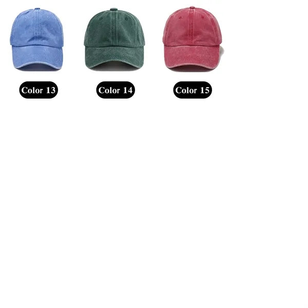 Distressed Dad Hats Bulk Logo Cap