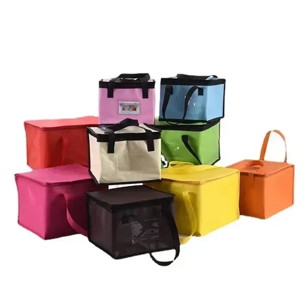 Non-woven cooler tote bag(with one PVC pocket)