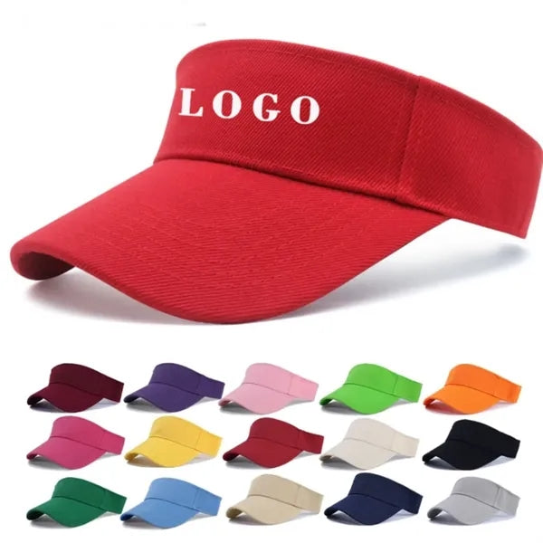 Adjustable Sport Sun Visor Hats Empty Top Baseball Cap