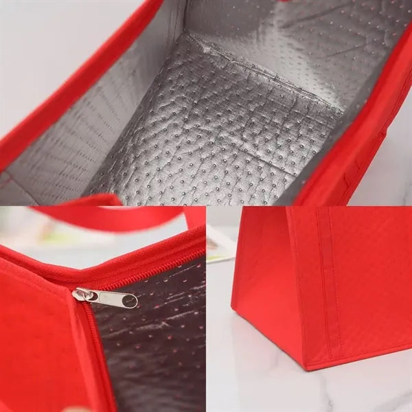 Thermal and cold insulation thick aluminum film handbag