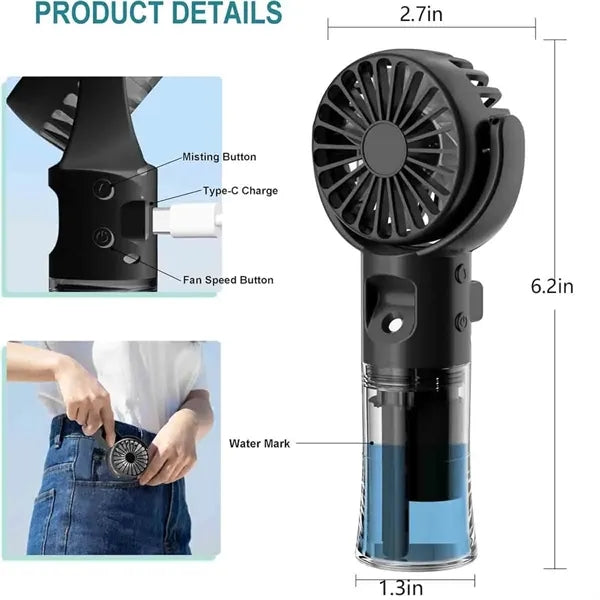 Handheld Misting Fan