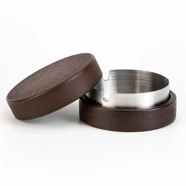 Wooden Ashtray with Lid