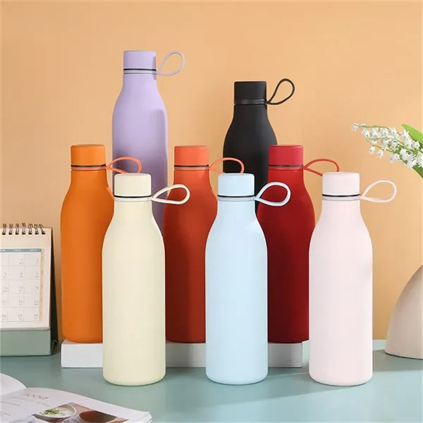 12oz Insulated Water Bottles with Strap Small Mouth