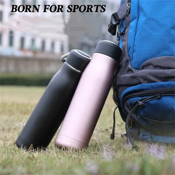 18 oz Insulated Water Bottles with Strap for Sport